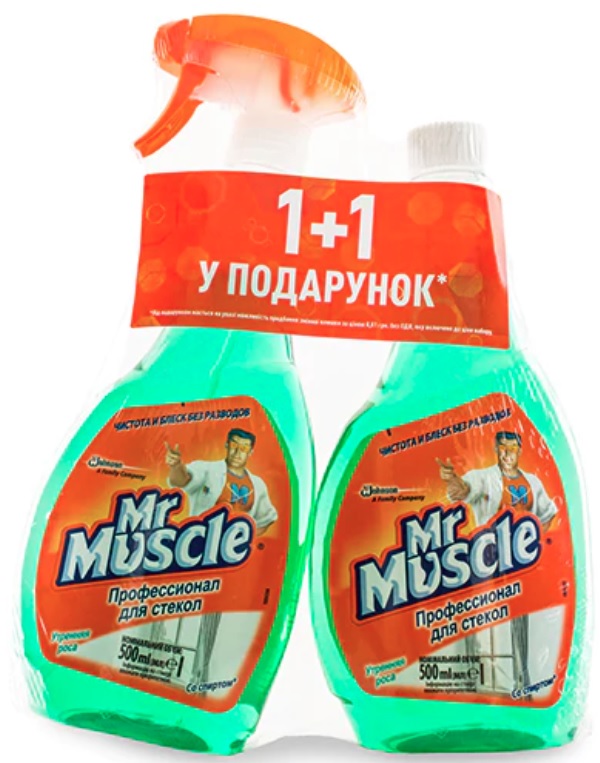 Засіб для миття скла MR.MUSCLE, 500мл